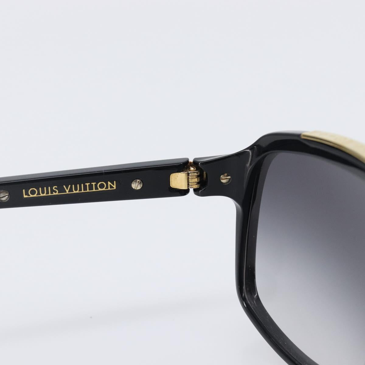 LOUIS VUITTON Sunglasses plastic Black Z0350W LV Auth BA15686M