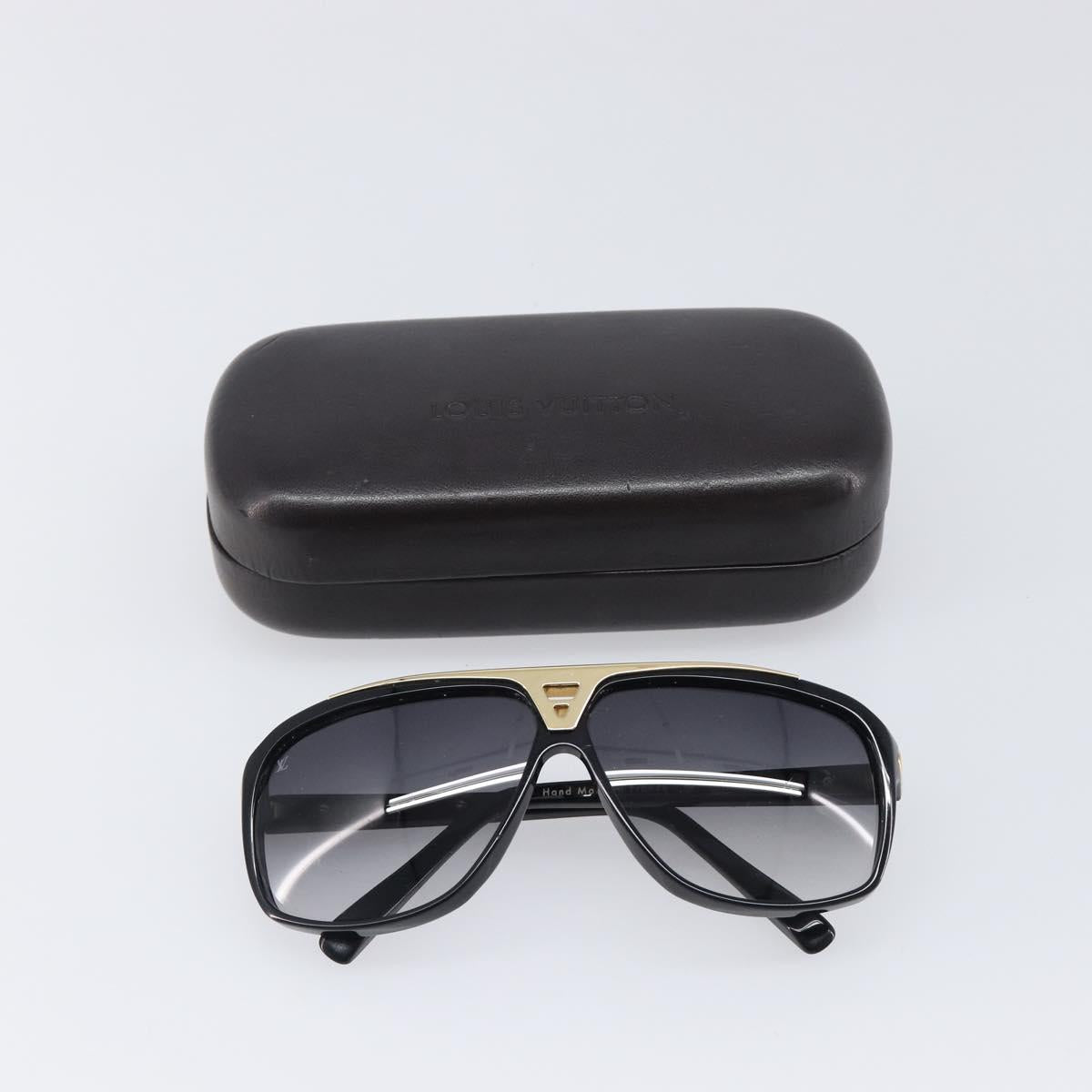 LOUIS VUITTON Sunglasses plastic Black Z0350W LV Auth BA15686M