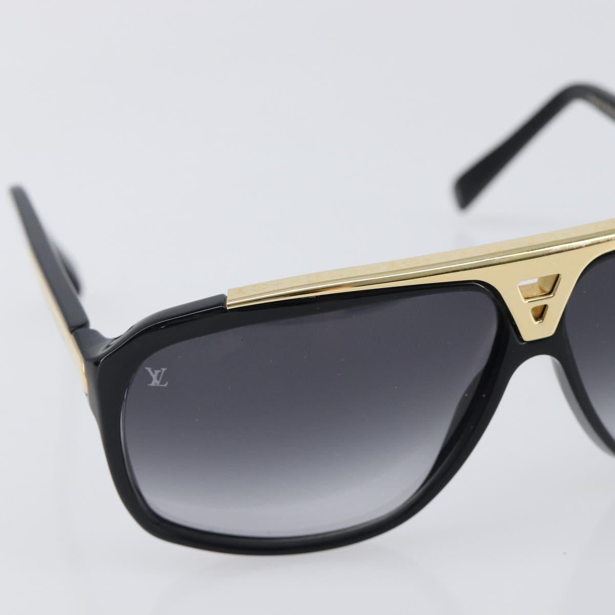 LOUIS VUITTON Sunglasses plastic Black Z0350W LV Auth BA15686M
