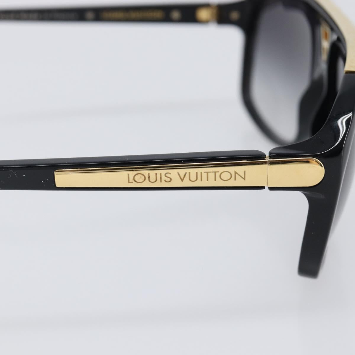 LOUIS VUITTON Sunglasses plastic Black Z0350W LV Auth BA15686M