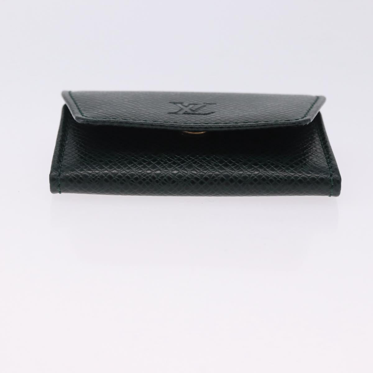 LOUIS VUITTON Taiga Buton de Manchette Cuffs Epicea LV Auth BA15690