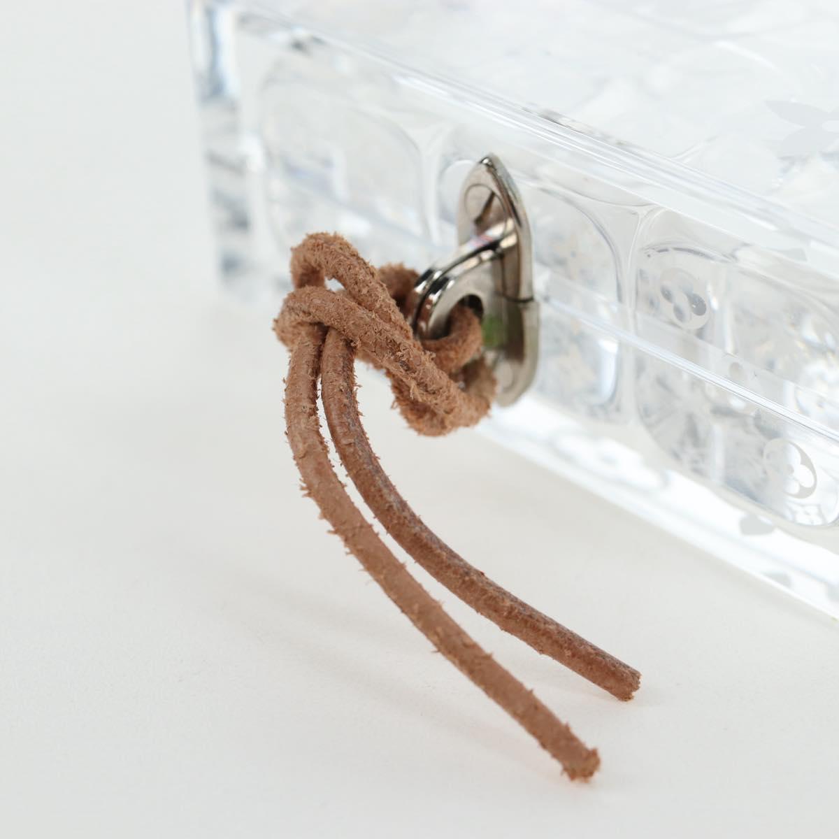 LOUIS VUITTON Dice plastic Clear LV Auth BA15691M