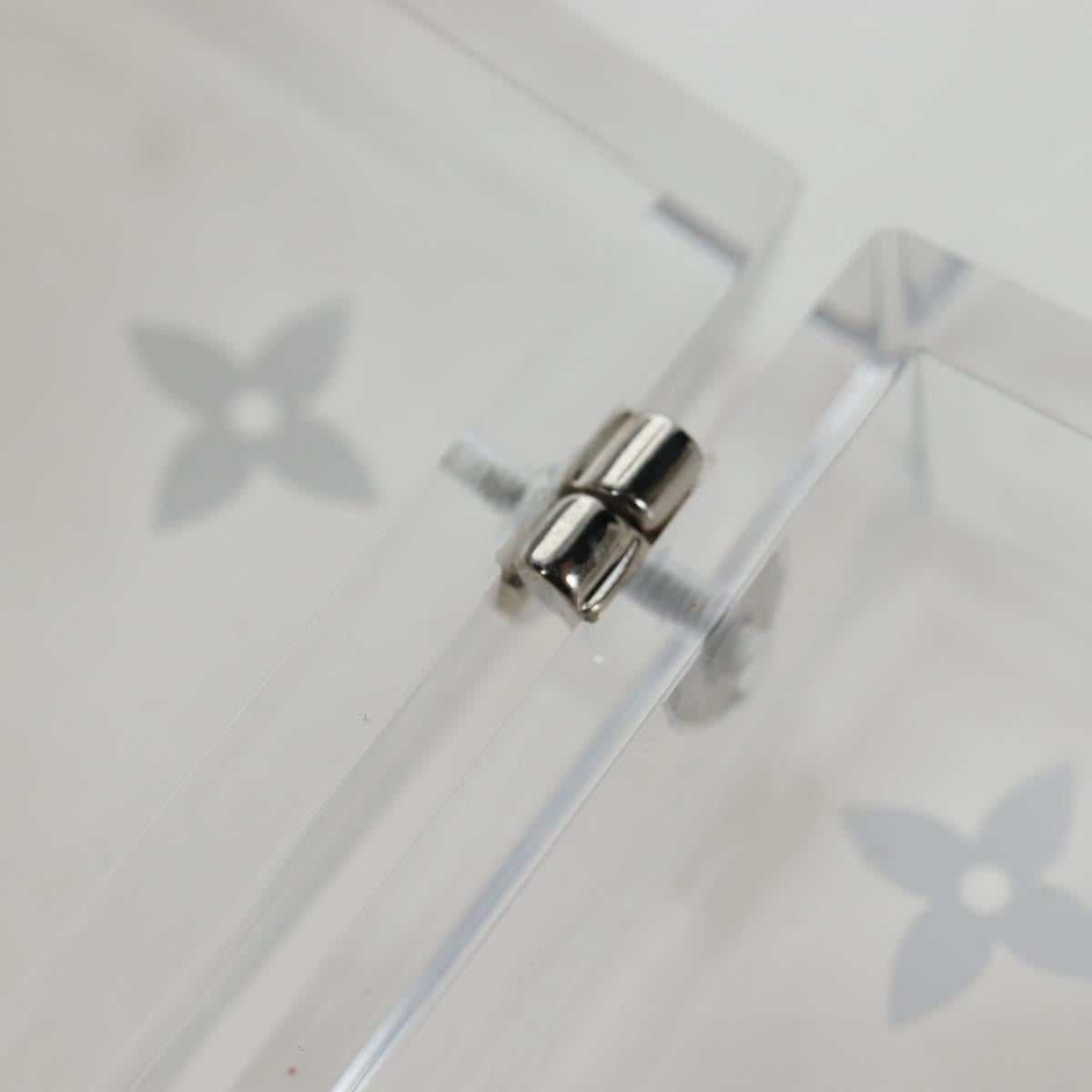 LOUIS VUITTON Dice plastic Clear LV Auth BA15691M