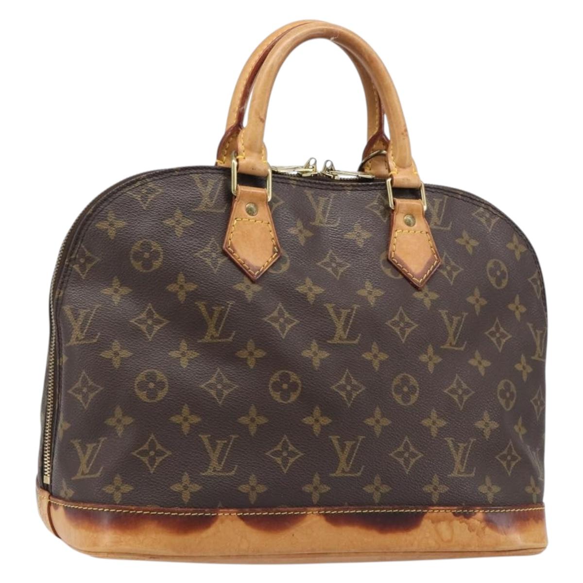 LOUIS VUITTON Monogram Alma PM Hand Bag M53151 LV Auth BA15699