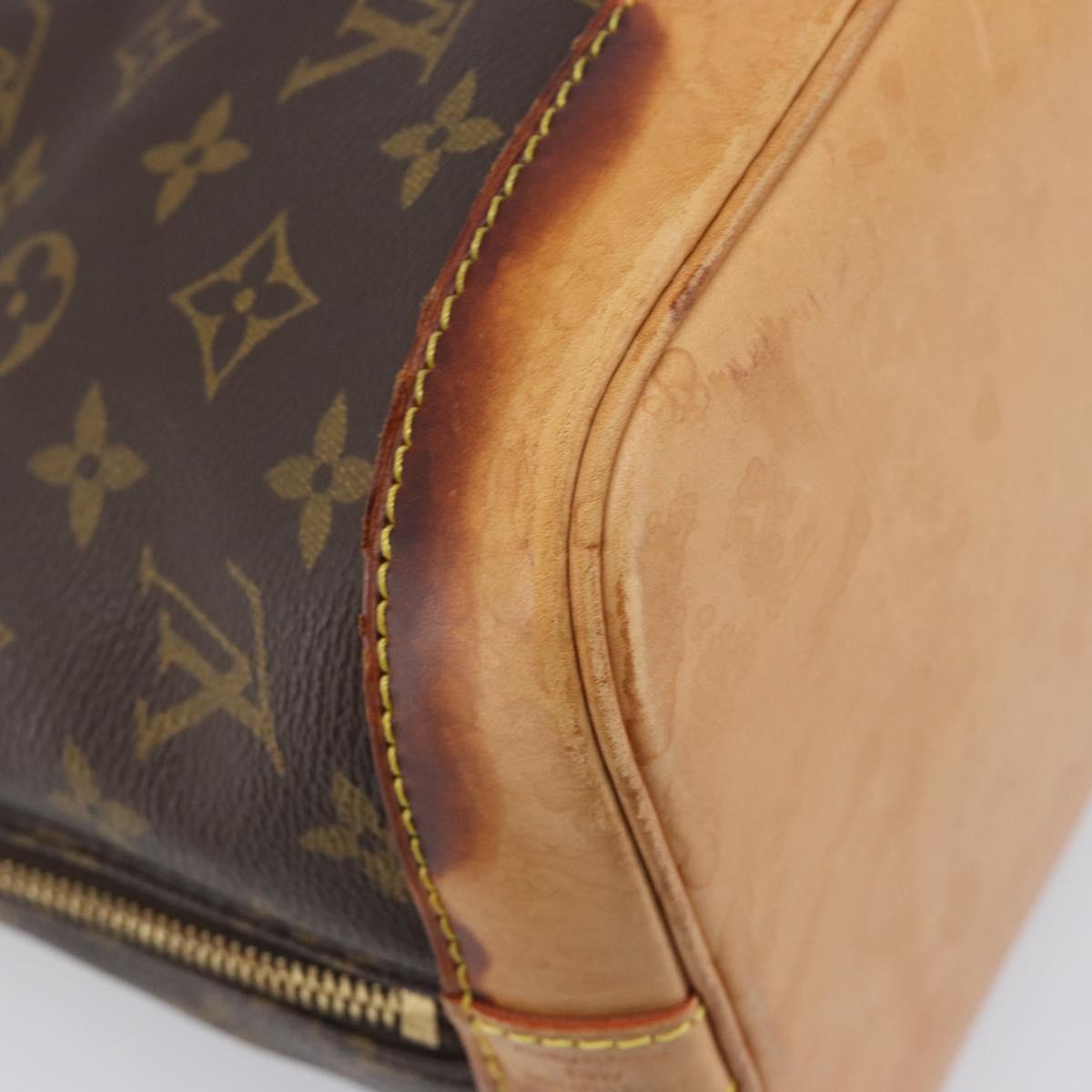 LOUIS VUITTON Monogram Alma PM Hand Bag M53151 LV Auth BA15699