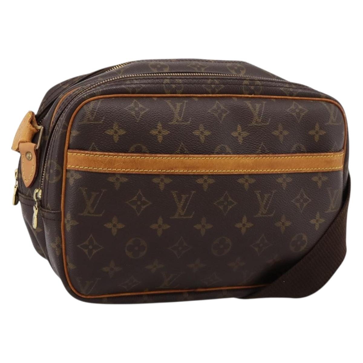LOUIS VUITTON Monogram Reporter PM Shoulder Bag M45254 LV Auth BA15700