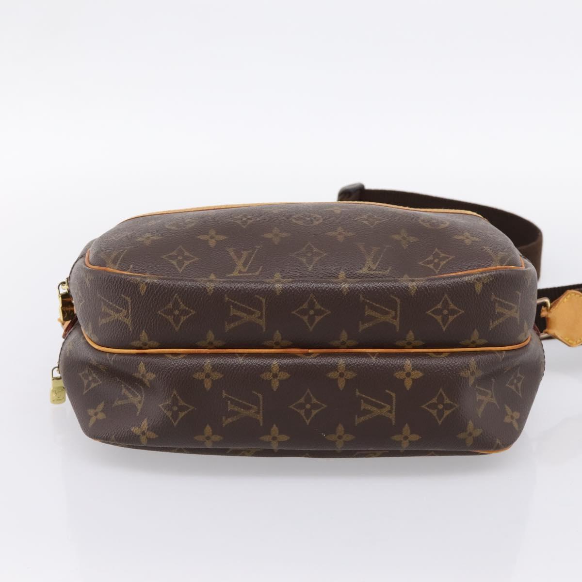 LOUIS VUITTON Monogram Reporter PM Shoulder Bag M45254 LV Auth BA15700