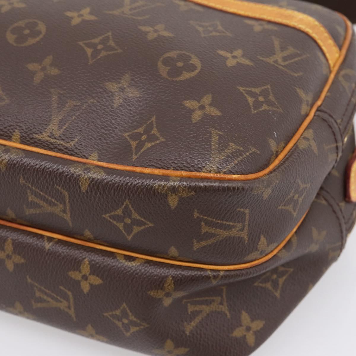 LOUIS VUITTON Monogram Reporter PM Shoulder Bag M45254 LV Auth BA15700