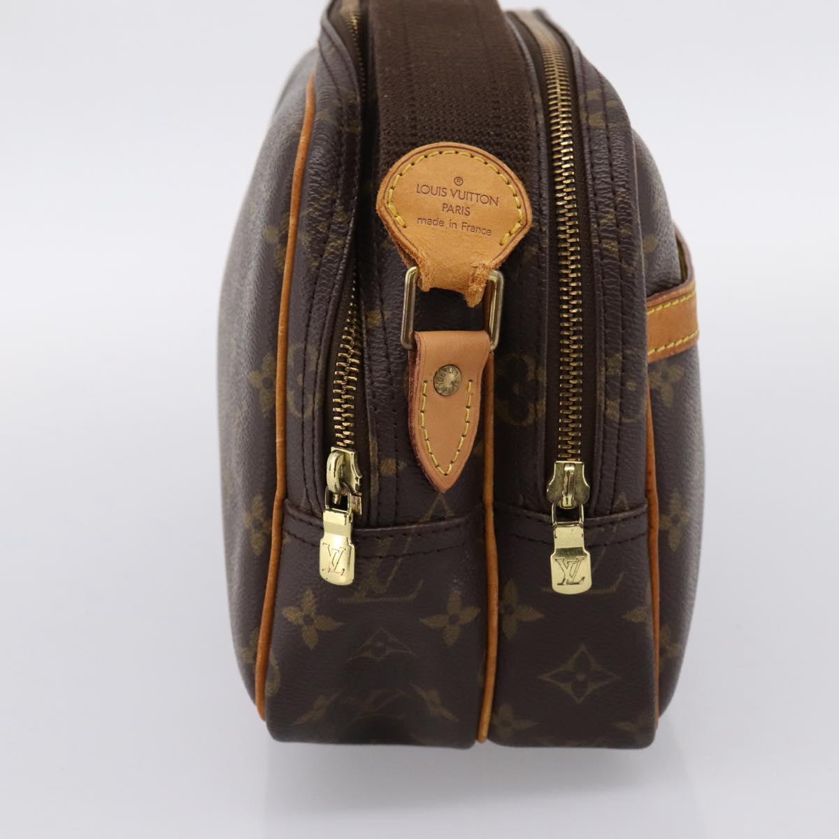 LOUIS VUITTON Monogram Reporter PM Shoulder Bag M45254 LV Auth BA15700