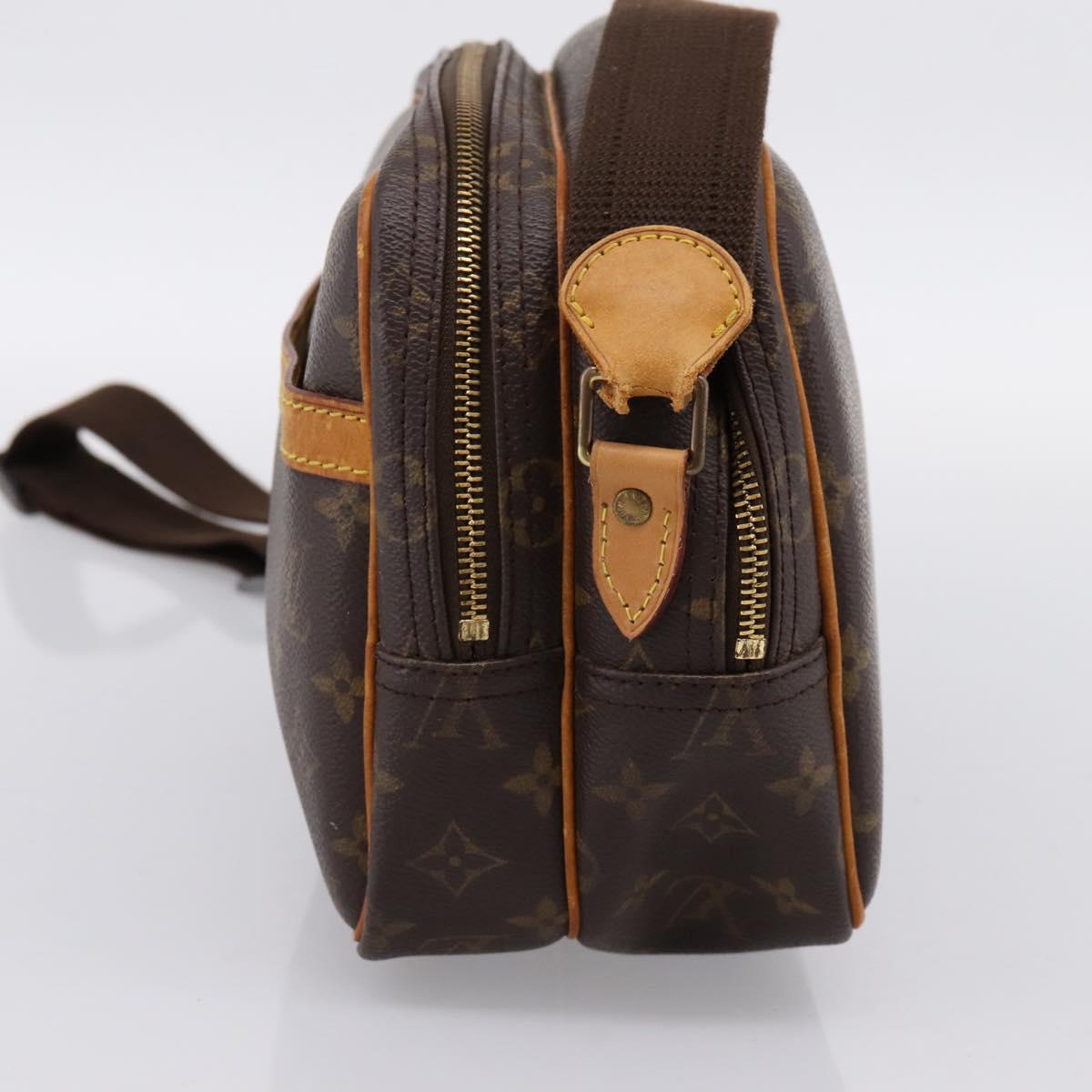 LOUIS VUITTON Monogram Reporter PM Shoulder Bag M45254 LV Auth BA15700