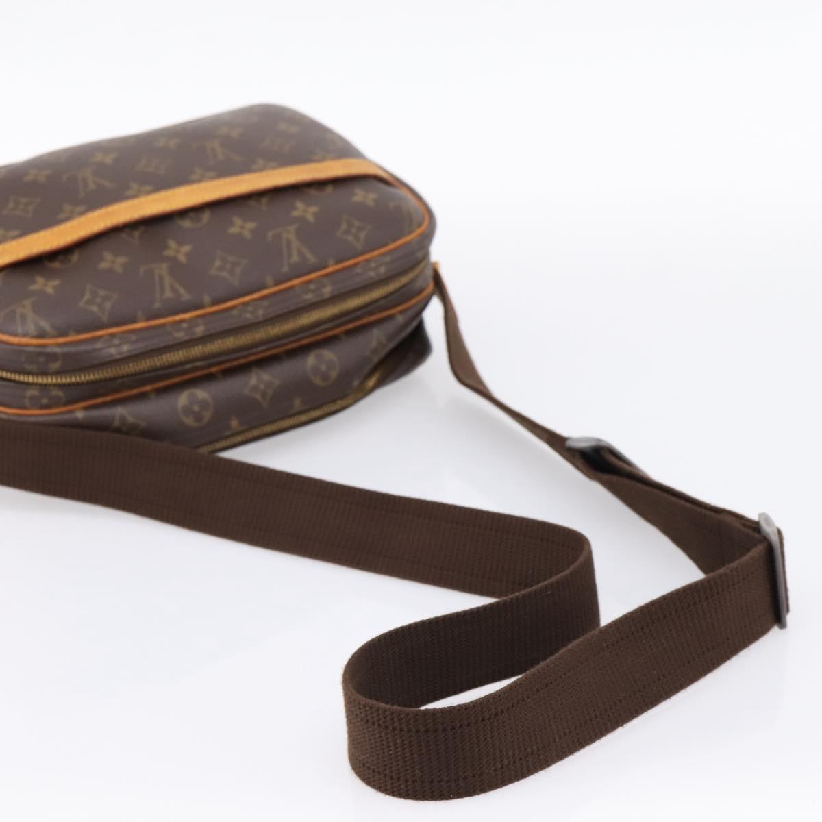 LOUIS VUITTON Monogram Reporter PM Shoulder Bag M45254 LV Auth BA15700