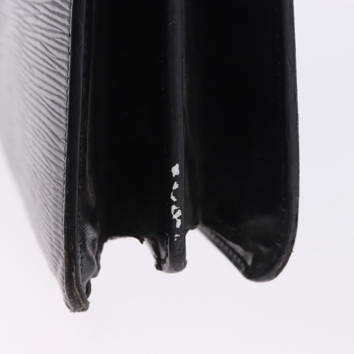 LOUIS VUITTON Epi Serviette Conseiller Business Bag Black M54422 LV Auth BA15701