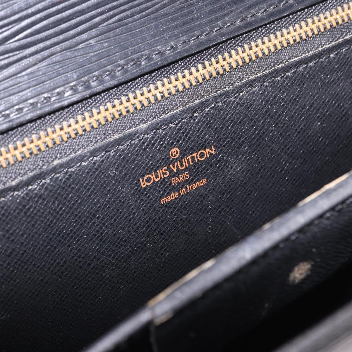 LOUIS VUITTON Epi Serviette Conseiller Business Bag Black M54422 LV Auth BA15701