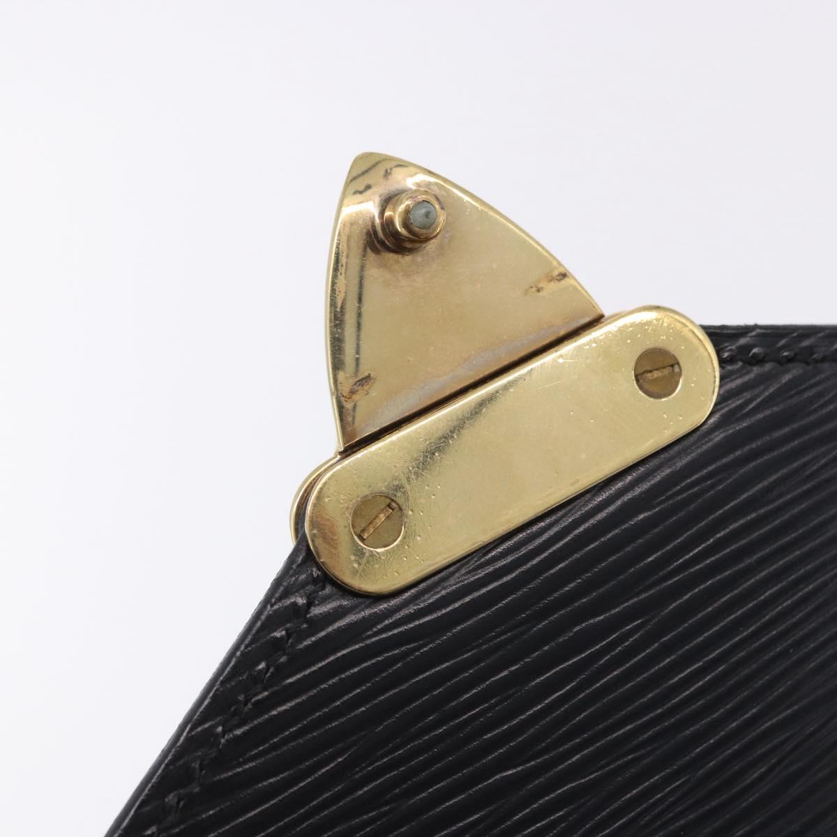 LOUIS VUITTON Epi Serviette Conseiller Business Bag Black M54422 LV Auth BA15701
