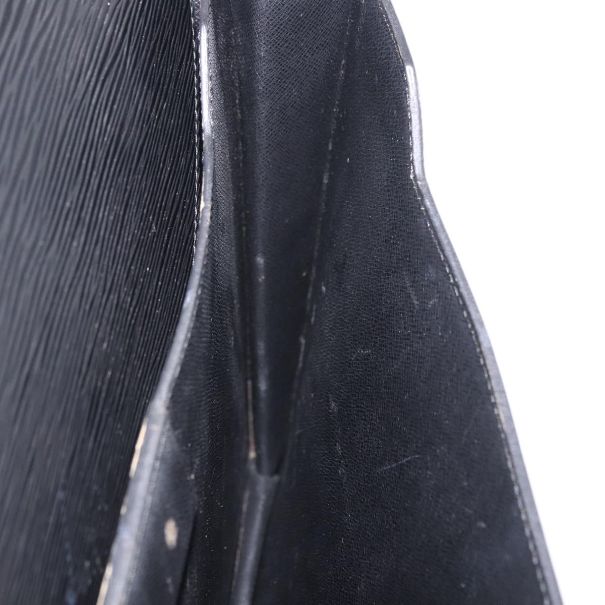 LOUIS VUITTON Epi Serviette Conseiller Business Bag Black M54422 LV Auth BA15701
