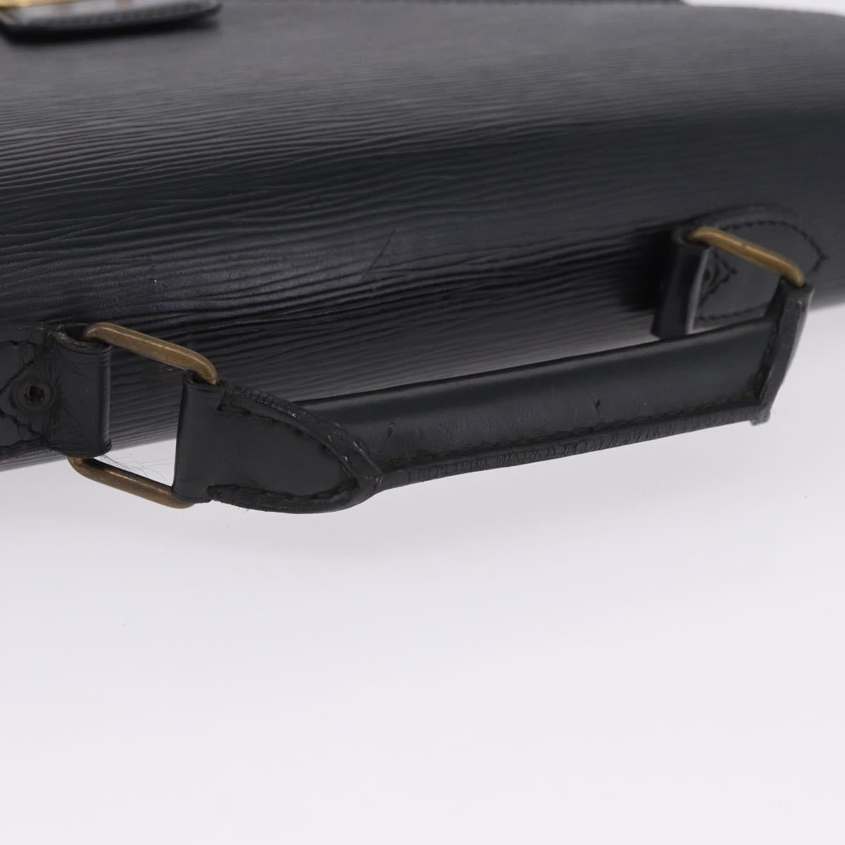 LOUIS VUITTON Epi Serviette Conseiller Business Bag Black M54422 LV Auth BA15701