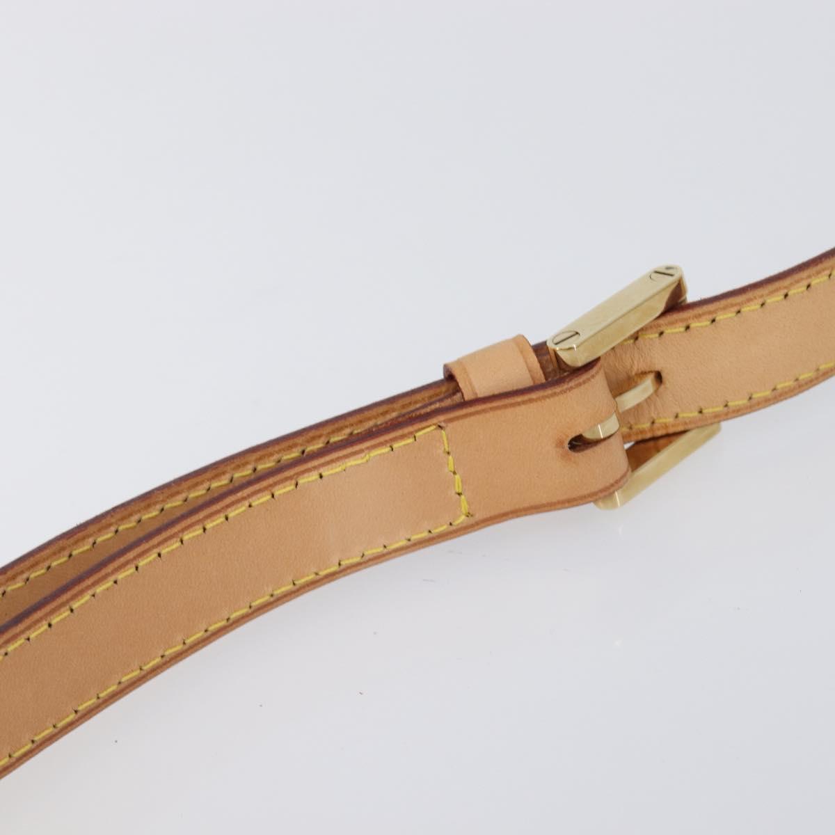 LOUIS VUITTON Monogram Vernis Thompson Street Bag Beige M91301 LV Auth BA15704