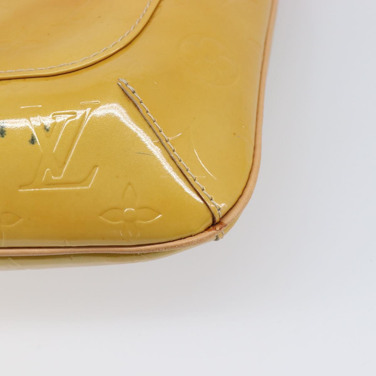 LOUIS VUITTON Monogram Vernis Thompson Street Bag Beige M91301 LV Auth BA15704