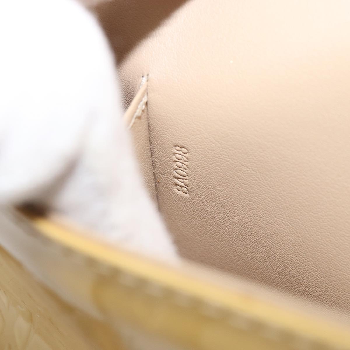 LOUIS VUITTON Monogram Vernis Thompson Street Bag Beige M91301 LV Auth BA15704