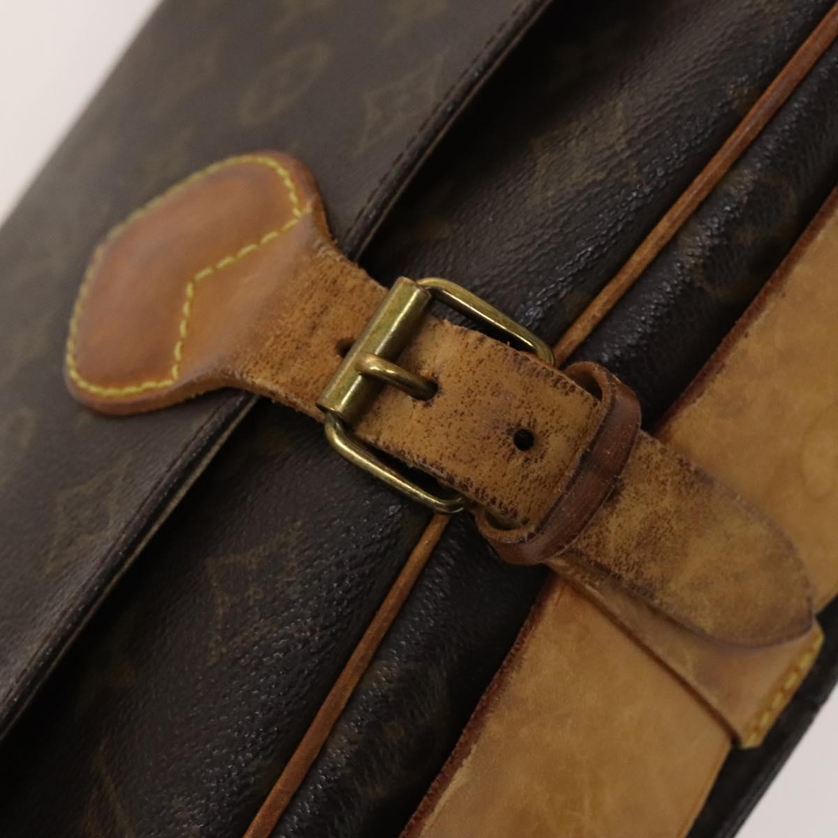 LOUIS VUITTON Monogram Cartouchiere GM Shoulder Bag M51252 LV Auth BA1571