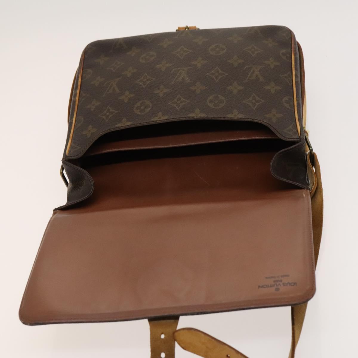 LOUIS VUITTON Monogram Cartouchiere GM Shoulder Bag M51252 LV Auth BA1571