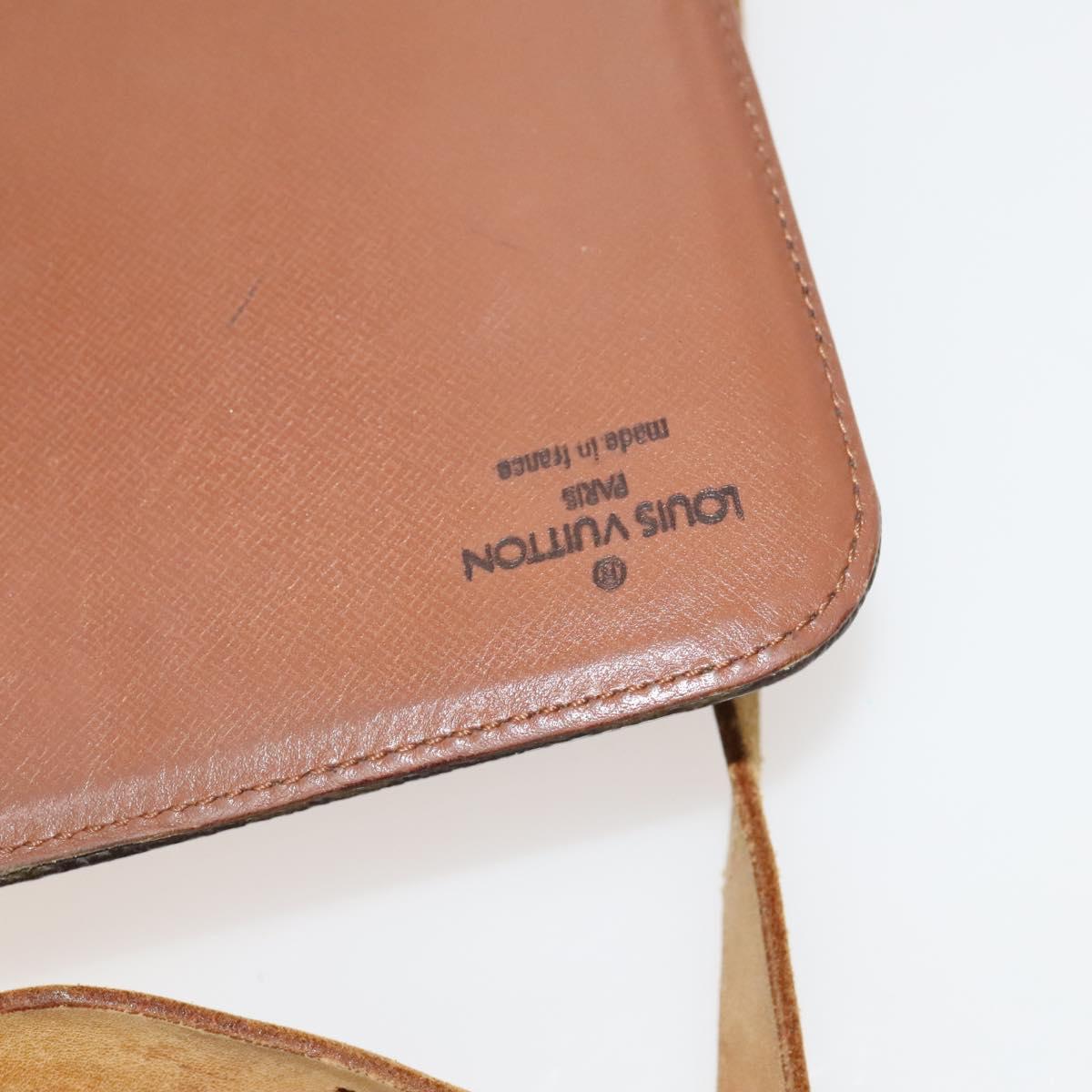 LOUIS VUITTON Monogram Cartouchiere GM Shoulder Bag M51252 LV Auth BA1571