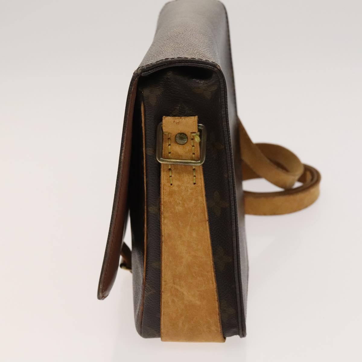 LOUIS VUITTON Monogram Cartouchiere GM Shoulder Bag M51252 LV Auth BA1571