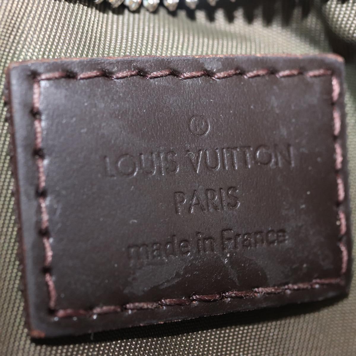 LOUIS VUITTON Damier Geant Acrobat Shoulder Bag Canvas Black M93620 Auth BA15710