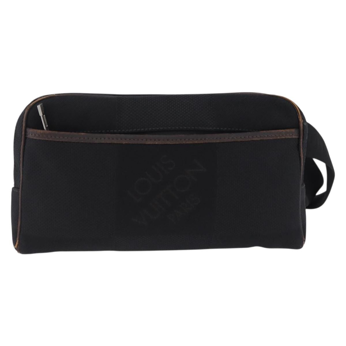 LOUIS VUITTON Damier Geant Acrobat Shoulder Bag Canvas Black M93620 Auth BA15710