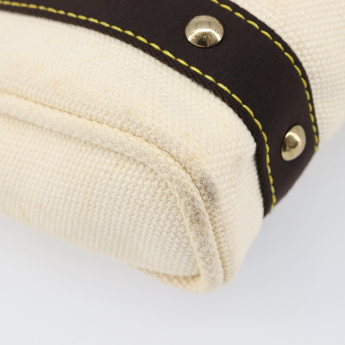 LOUIS VUITTON Antigua Cabas PM Hand Bag Black Beige M40039 LV Auth BA15712
