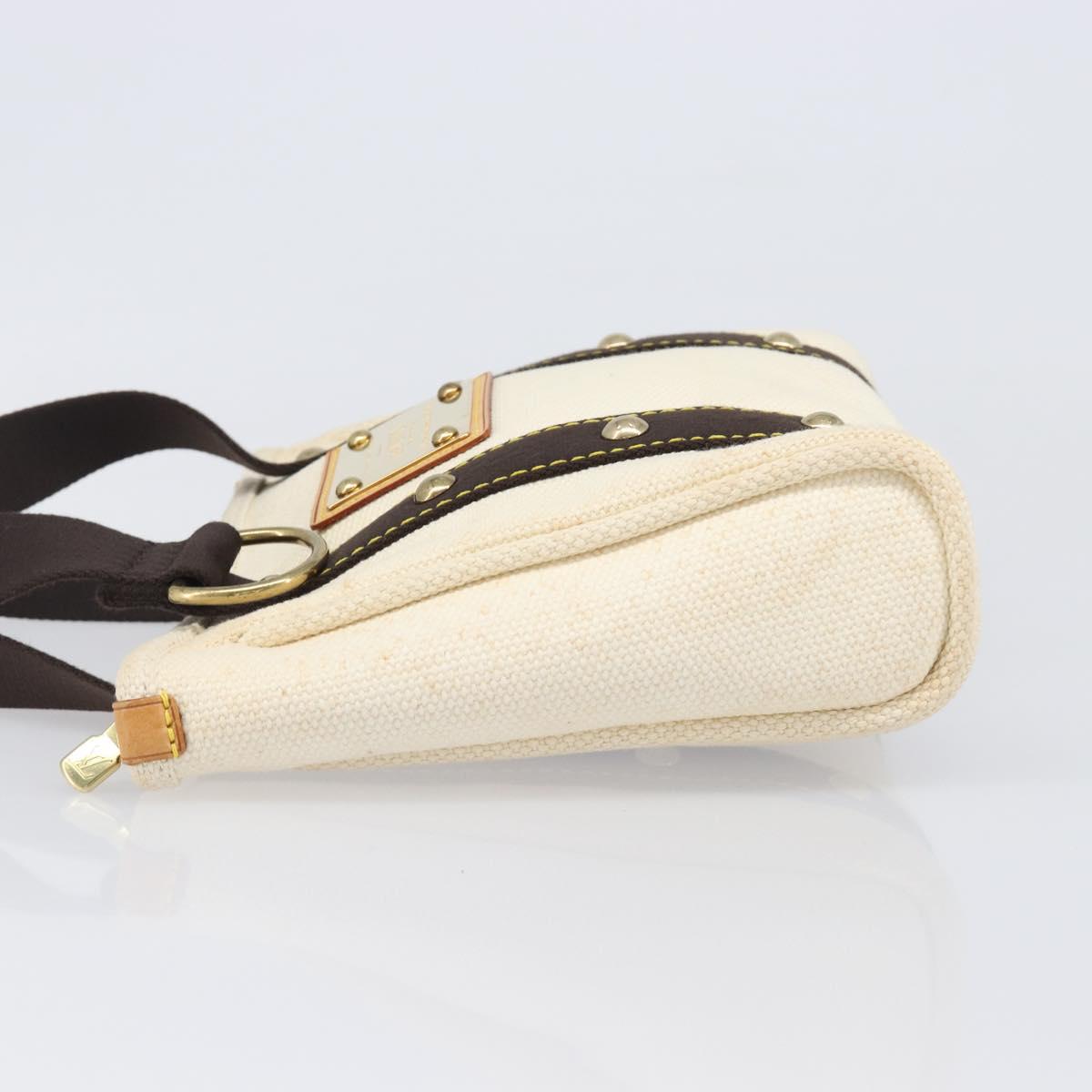 LOUIS VUITTON Antigua Cabas PM Hand Bag Black Beige M40039 LV Auth BA15712