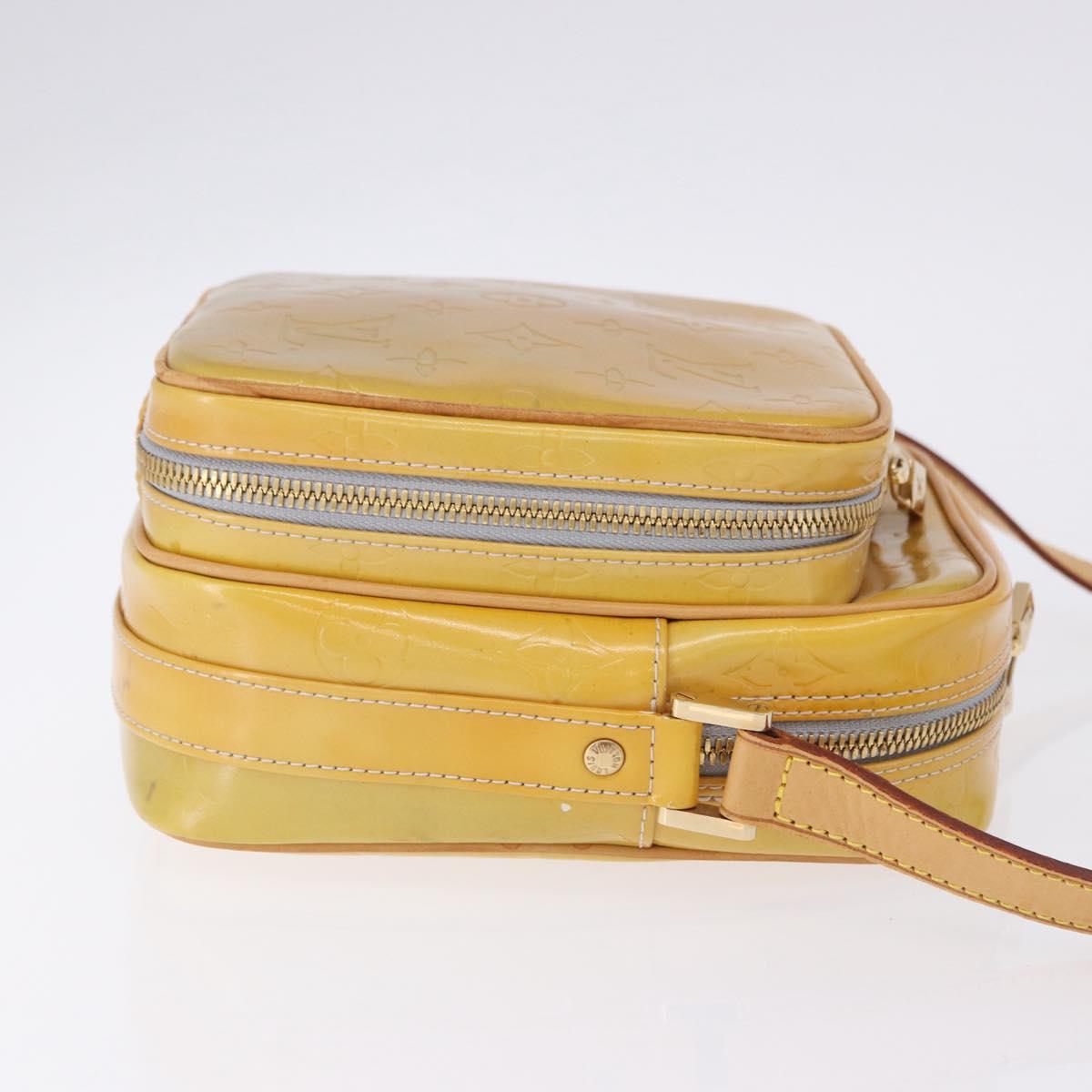LOUIS VUITTON Monogram Vernis Wooster Shoulder Bag Gris M91036 LV Auth BA15713