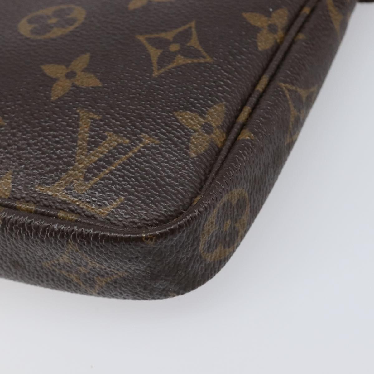 LOUIS VUITTON Monogram Pochette Accessoires Pouch M51980 LV Auth BA15721
