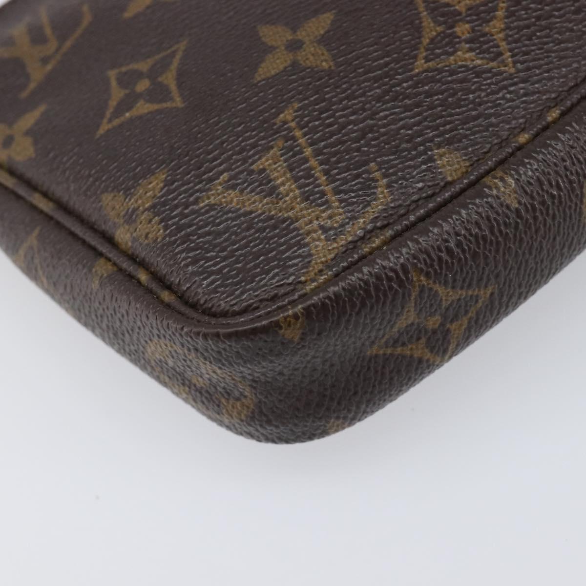 LOUIS VUITTON Monogram Pochette Accessoires Pouch M51980 LV Auth BA15721