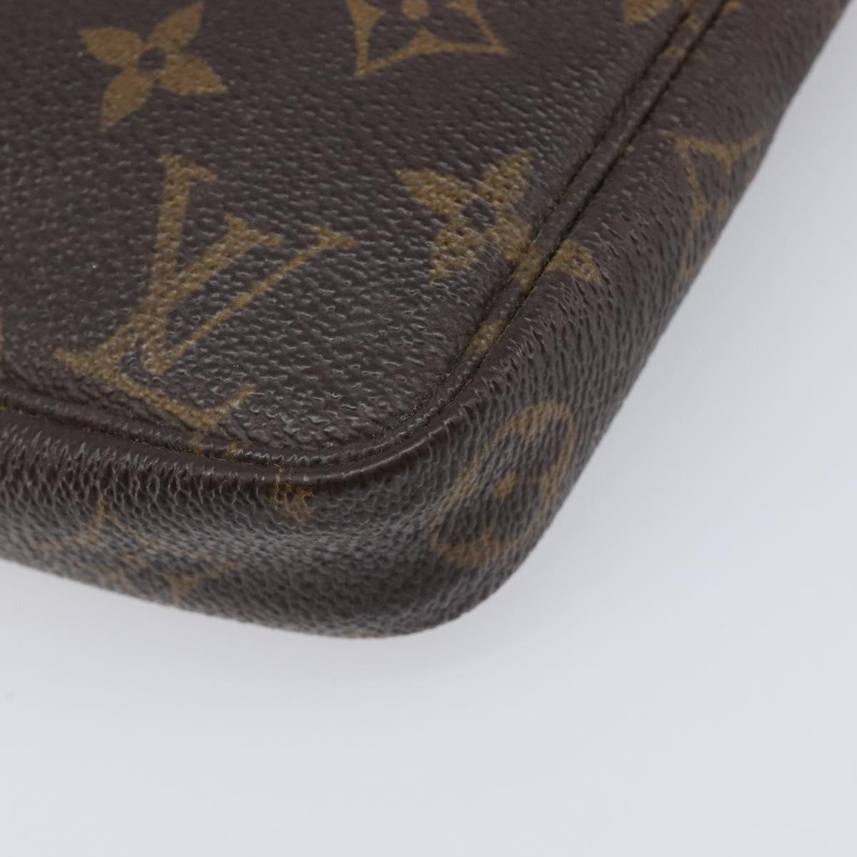 LOUIS VUITTON Monogram Pochette Accessoires Pouch M51980 LV Auth BA15721