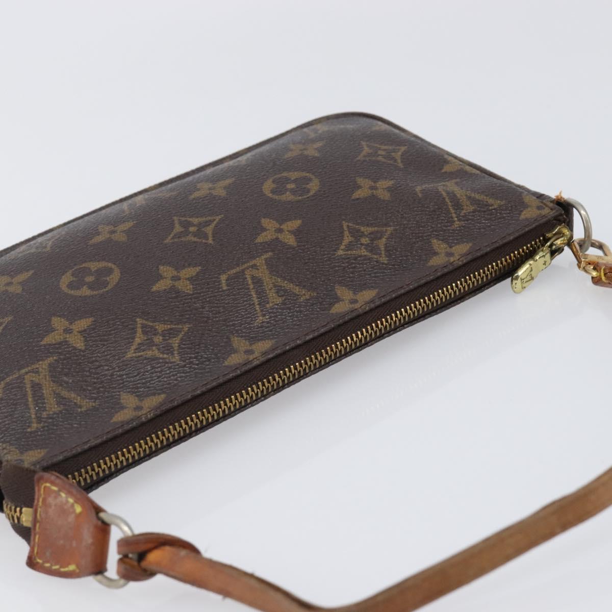LOUIS VUITTON Monogram Pochette Accessoires Pouch M51980 LV Auth BA15721