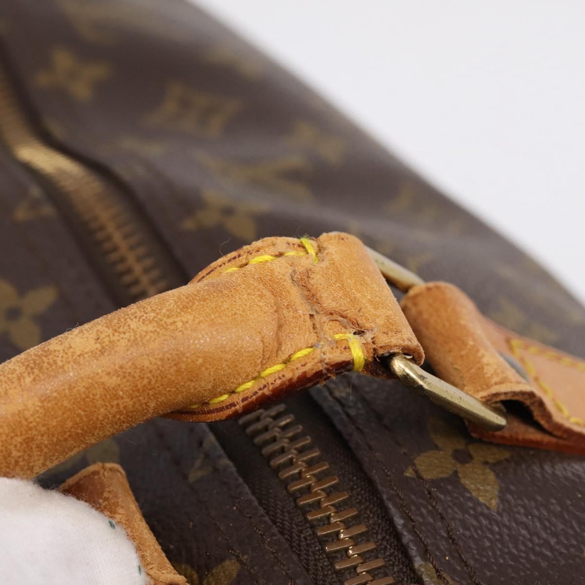 LOUIS VUITTON Monogram Keepall Bandouliere 60 Boston Bag M41412 LV Auth BA15722