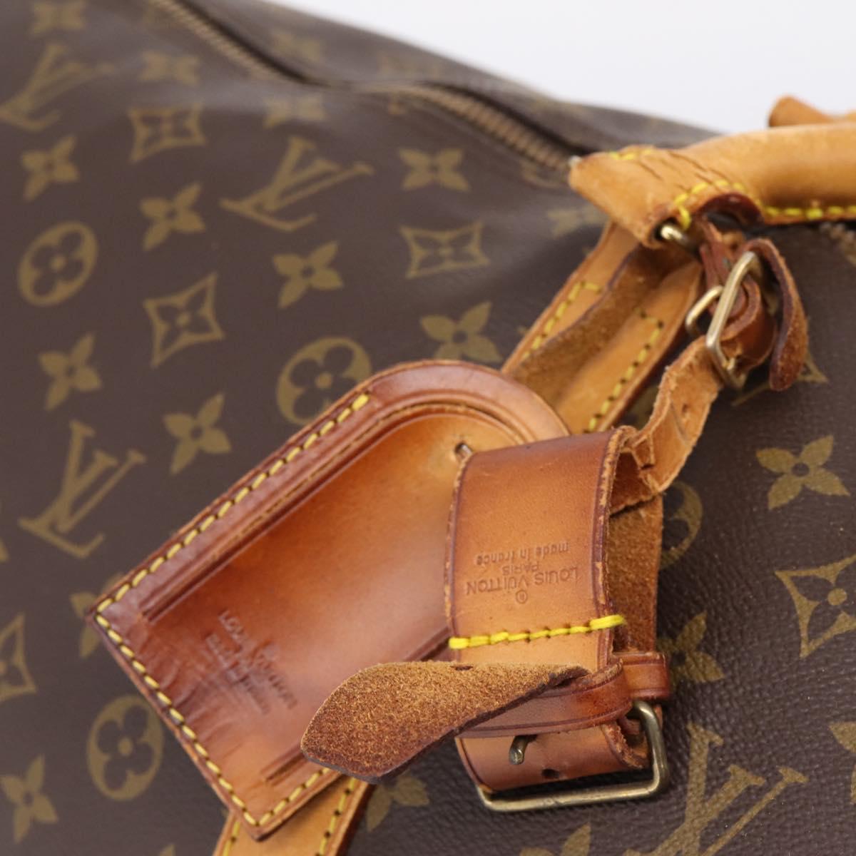 LOUIS VUITTON Monogram Keepall Bandouliere 60 Boston Bag M41412 LV Auth BA15722
