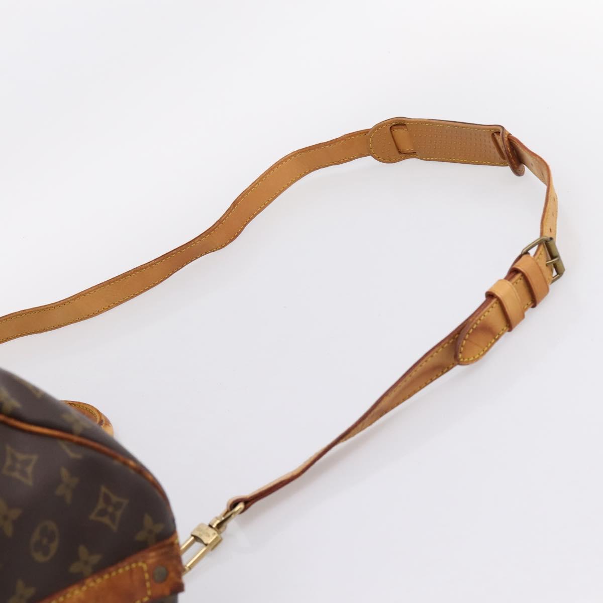 LOUIS VUITTON Monogram Keepall Bandouliere 60 Boston Bag M41412 LV Auth BA15722