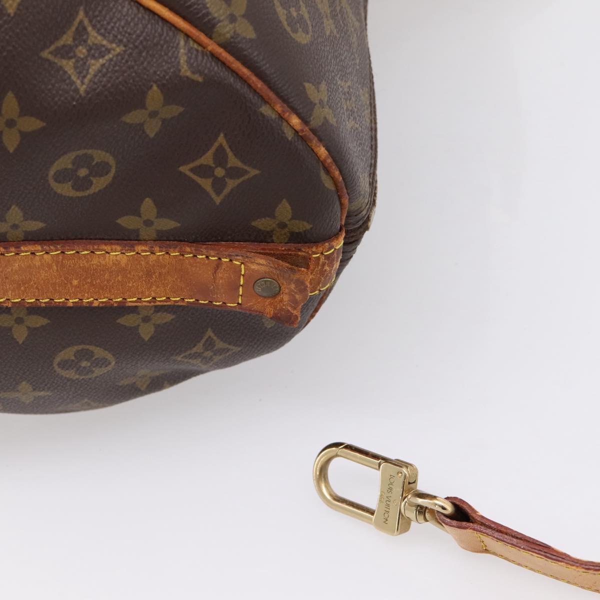LOUIS VUITTON Monogram Keepall Bandouliere 60 Boston Bag M41412 LV Auth BA15722