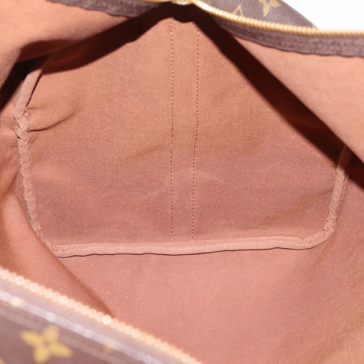 LOUIS VUITTON Monogram Keepall Bandouliere 60 Boston Bag M41412 LV Auth BA15722