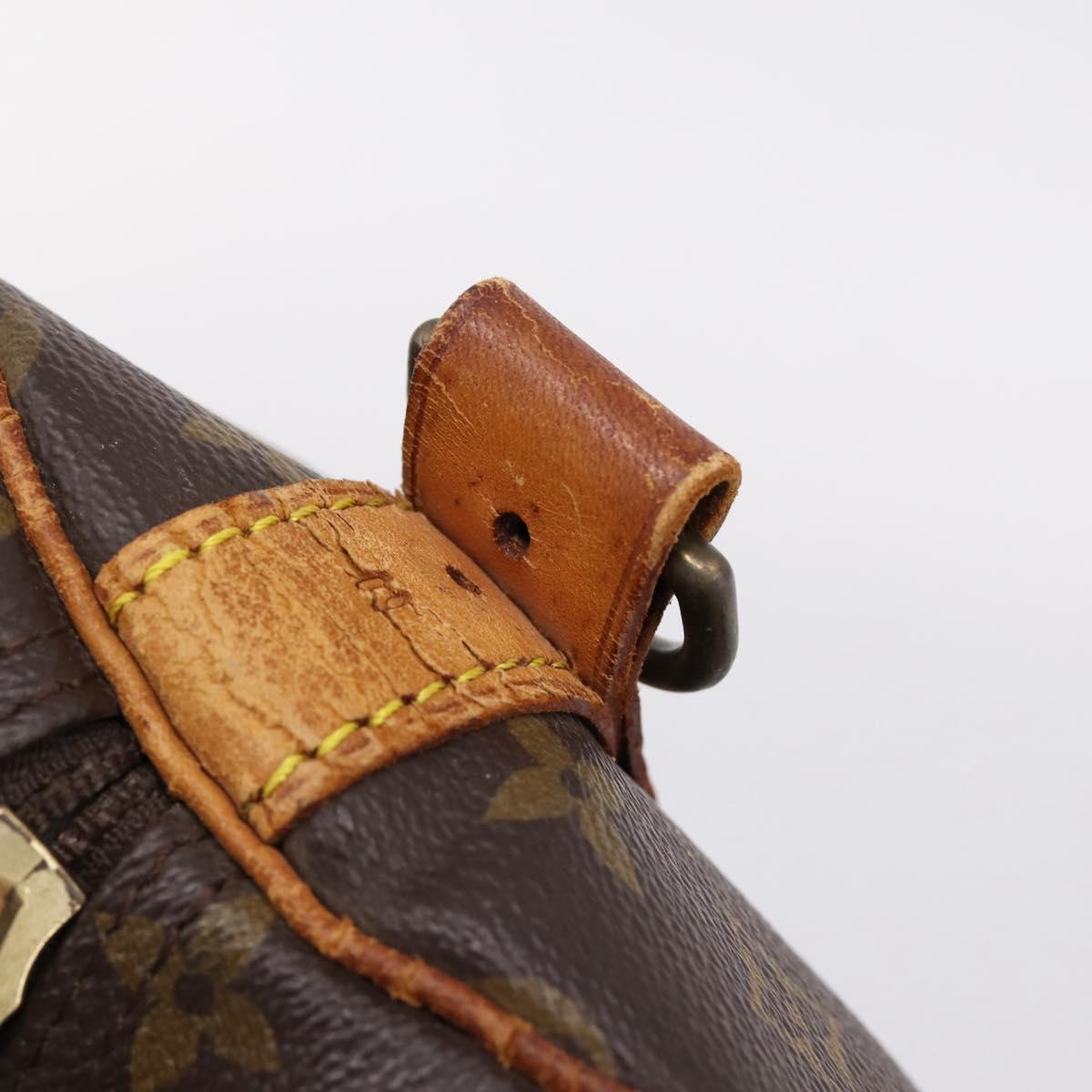 LOUIS VUITTON Monogram Keepall Bandouliere 60 Boston Bag M41412 LV Auth BA15722
