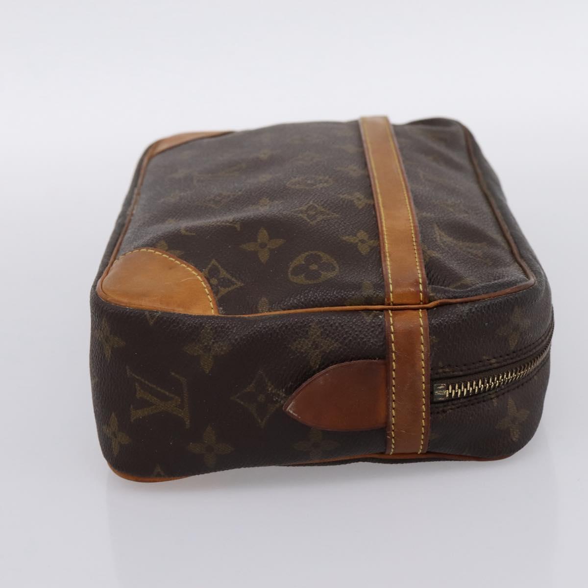 LOUIS VUITTON Monogram Compiegne 28 Clutch Bag M51845 LV Auth BA15723