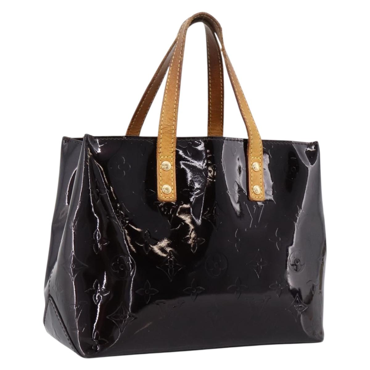 LOUIS VUITTON Monogram Vernis Reade PM Hand Bag Amarante M91993 LV Auth BA15724