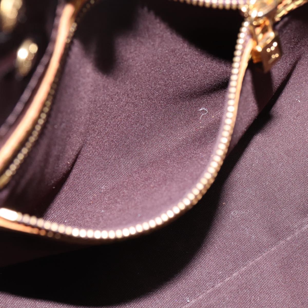 LOUIS VUITTON Monogram Vernis Reade PM Hand Bag Amarante M91993 LV Auth BA15724