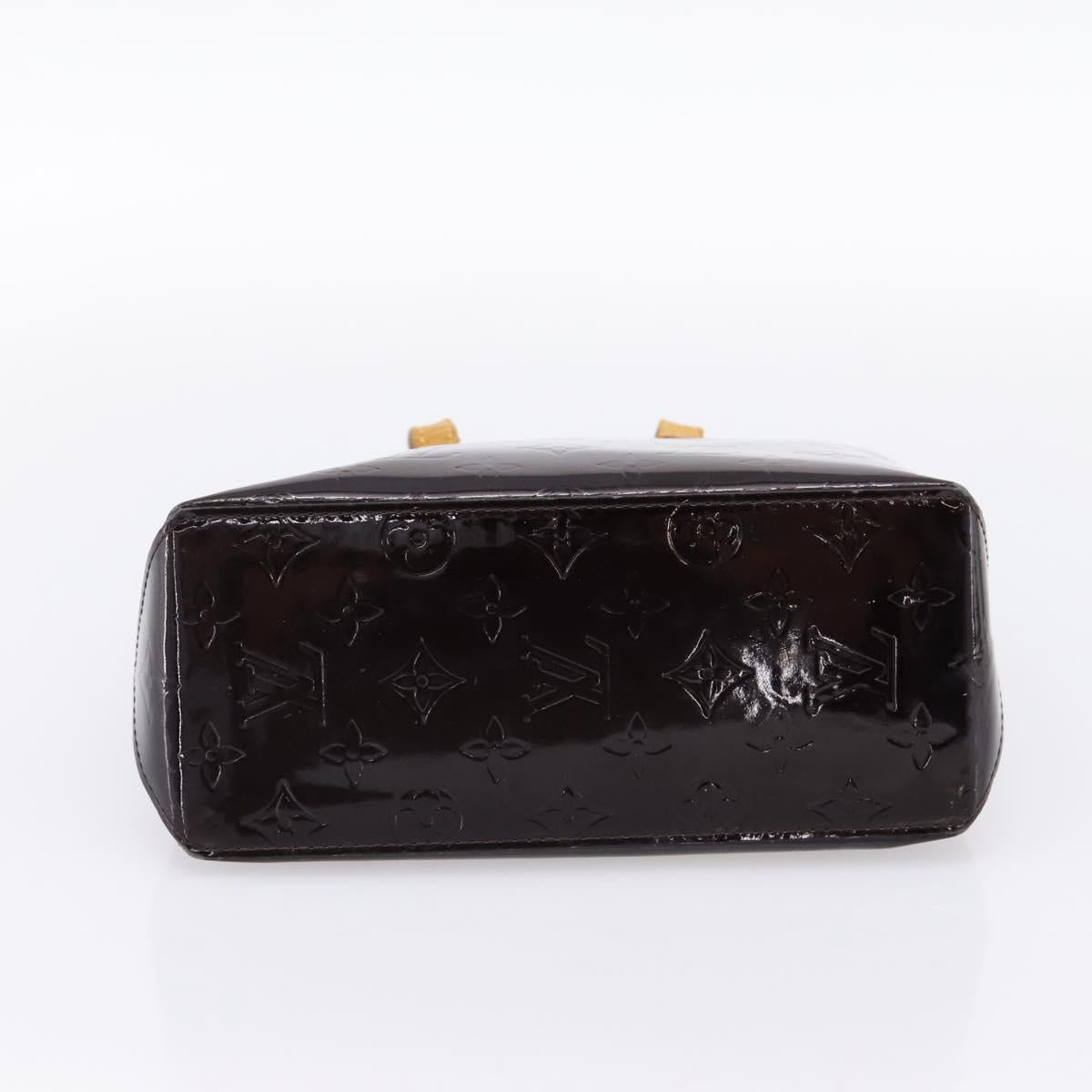 LOUIS VUITTON Monogram Vernis Reade PM Hand Bag Amarante M91993 LV Auth BA15724