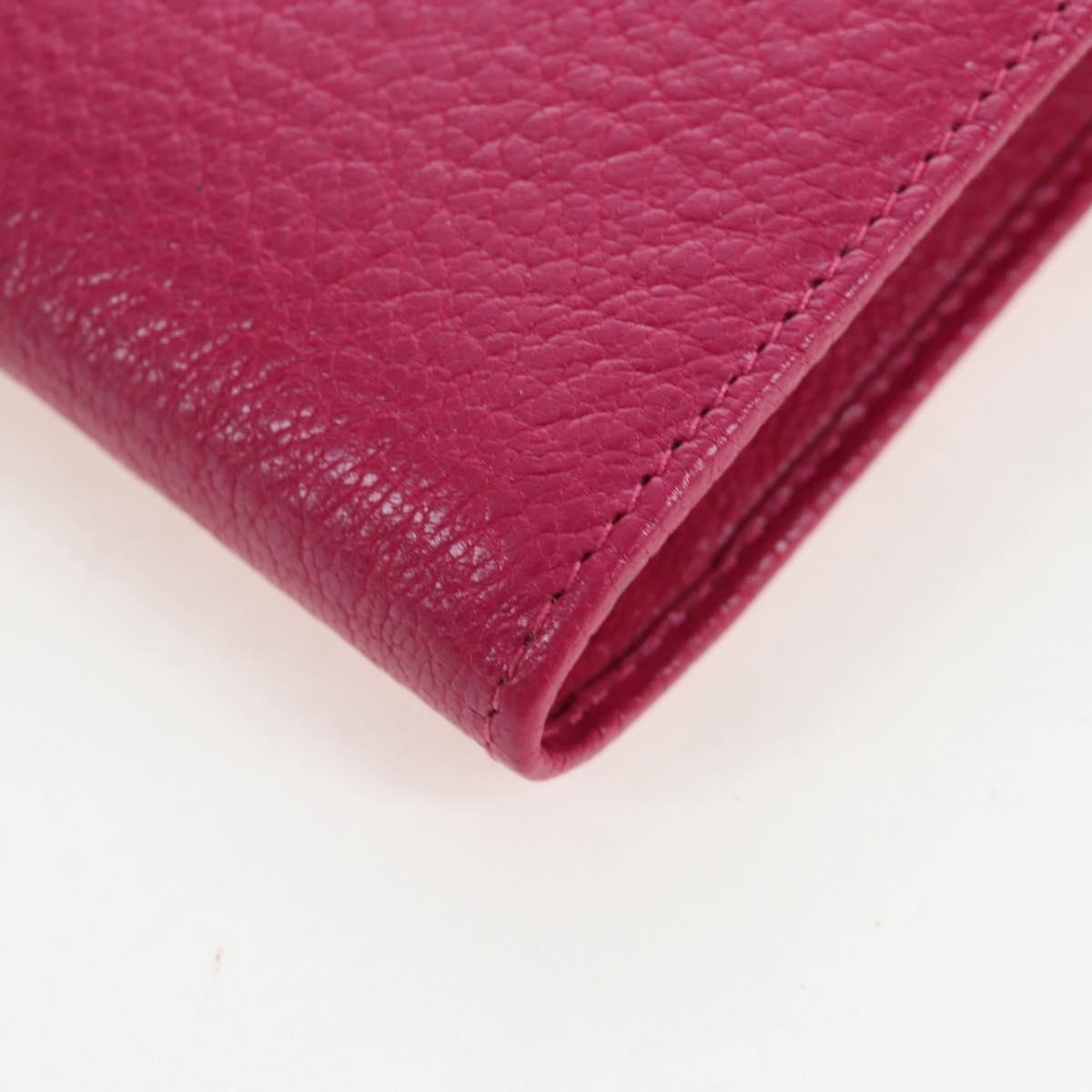 Miu Miu Wallet Leather Pink Auth BA15726V