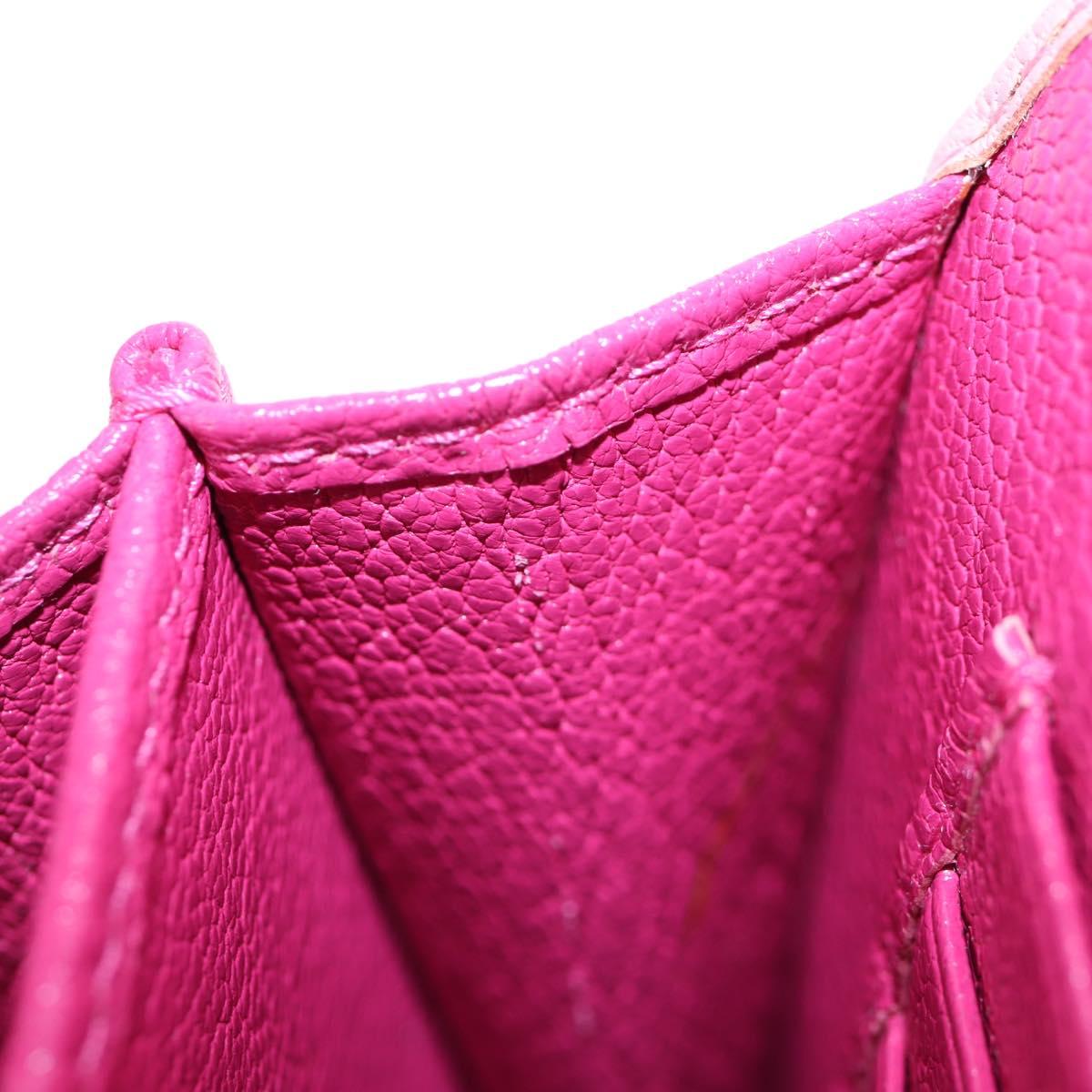 Miu Miu Wallet Leather Pink Auth BA15726V