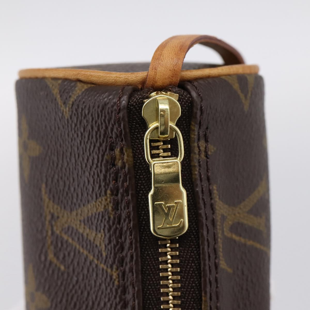 LOUIS VUITTON Monogram Papillon Pouch LV Auth BA15730