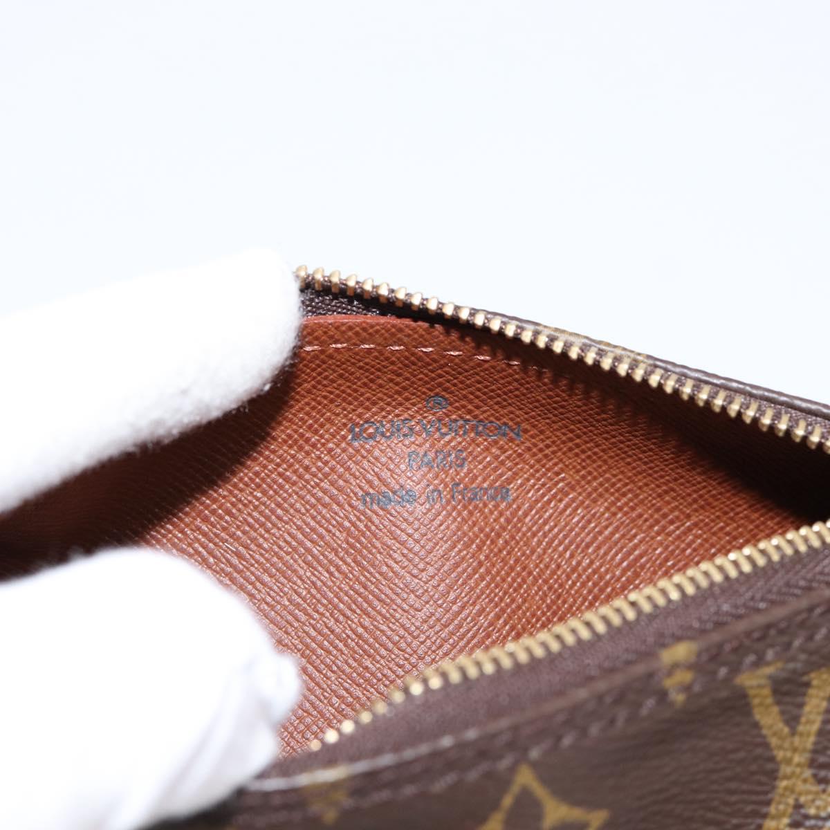 LOUIS VUITTON Monogram Papillon Pouch LV Auth BA15730